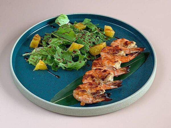 Food-n-Wood - Брошет из креветок