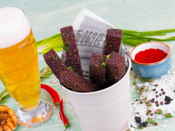 Кафе Nебо - Чесночные гренки с соусом васаби