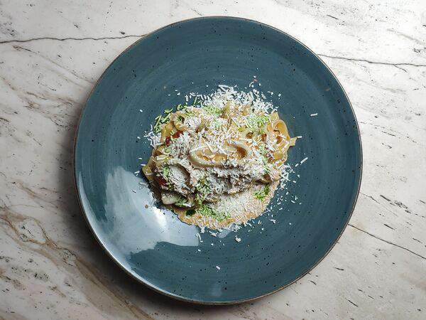 Massimo - Феттуччине с кальмаром