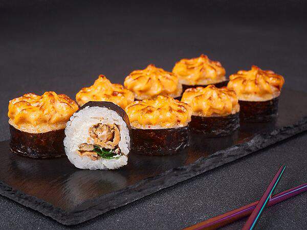 СушиСет - Ролл Запеченный острый с мидиями