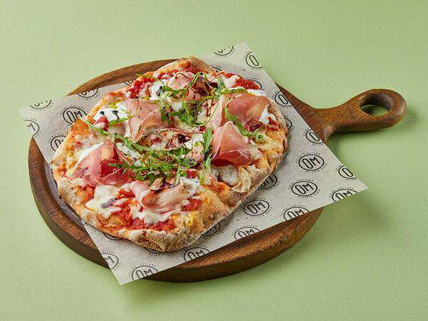 Osteria Mario - Пинса парма и буррата