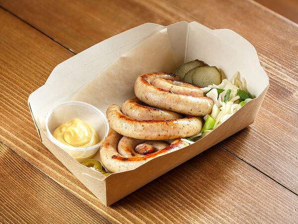 Собака на пене - Колбаски-гриль