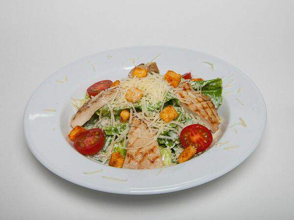 Белый лис - Цезарь с курицей