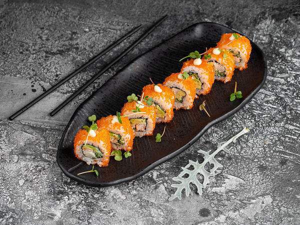 Umi asian kitchen & bar - Ролл калифорния с креветкой