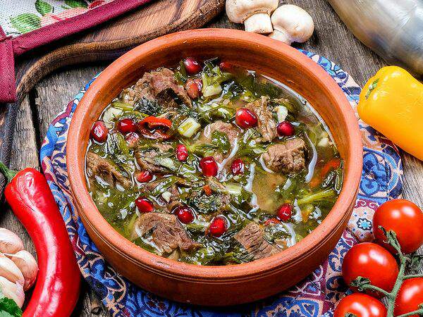 Хачапури тётушки Марико - Чакапули из говядины