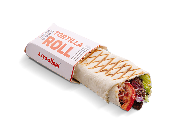 Автосуши Автопицца - Тортилья-ролл с говядиной