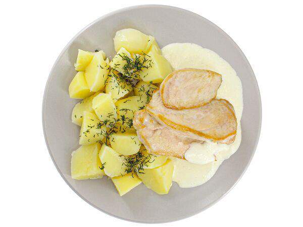 Еда тут - Куриное филе в сливочном соусе