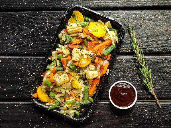 BulbaFrites - Овощи по-тайски с креветками