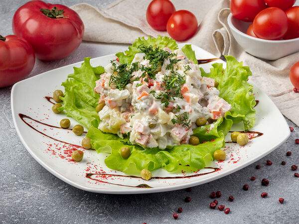 Хинкальная Лазика - Салат Оливье