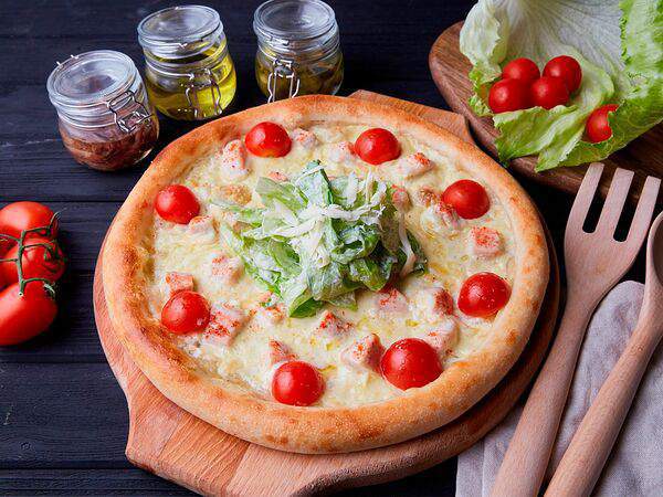 Пицца №1 - Пицца Цезарь с курицей