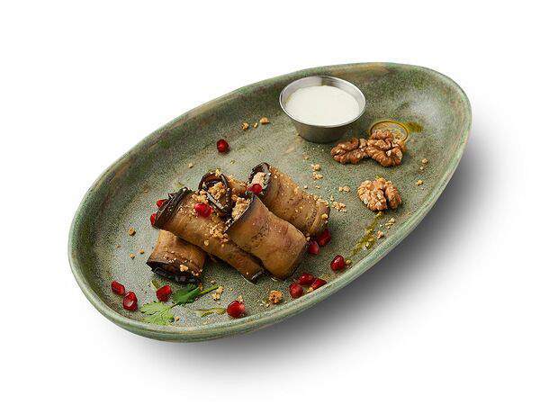 One Гоги - Рулетики из баклажана с ореховой пастой