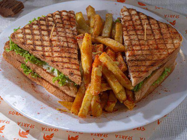 Гирос SPARTA - Клаб/сендвич со свининой