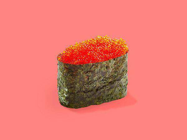 Момо суши - Гункан с тобико