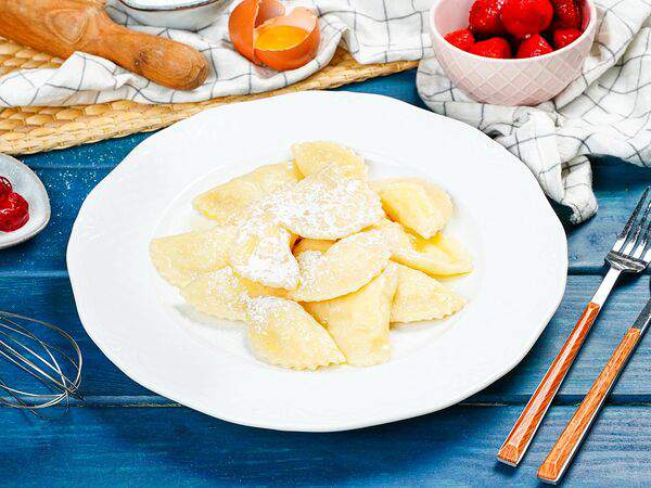 Пельменная - Вареники с тушеной капустой