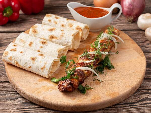 Та самая шаурма на Средном Григорян Артак - Люля кебаб из курицы