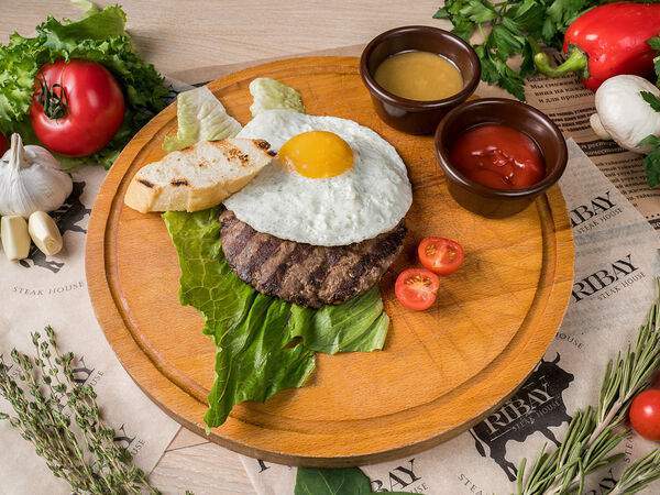 Рибай - Бифштекс с яйцом