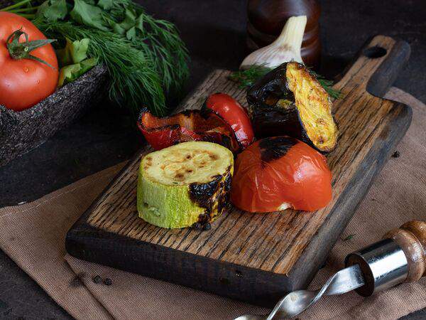 Шашлыки пекарня - Овощи на мангале