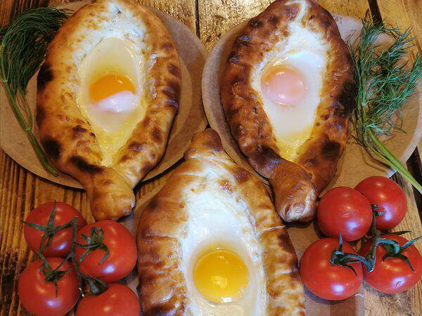 Мангале - Хачапури по-аджарски