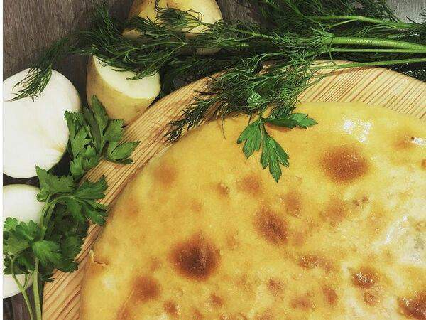 Осетинские пироги - Пирог с картошкой и сыром