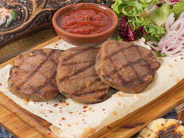 Мушмула - Язык на гриле