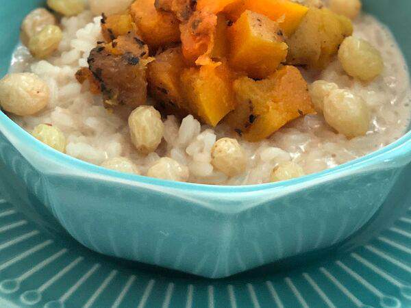 Библиотека - Рисовая каша на кокосовом молоке с тыквой