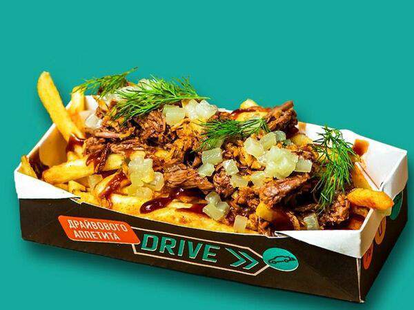 Port-O-Drive - Картофель фри с рваной говядиной