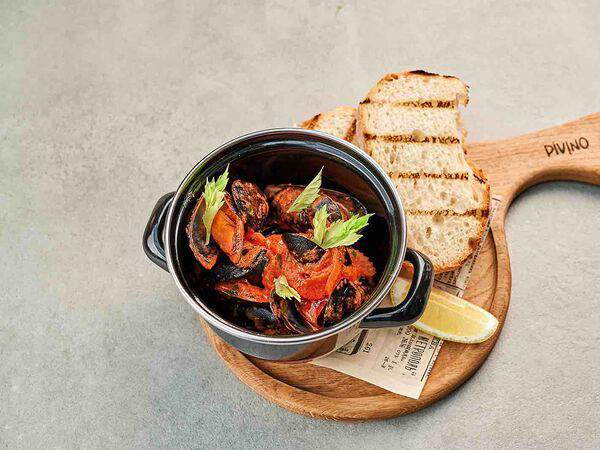 Pivino - Черноморские мидии с томатным соусом