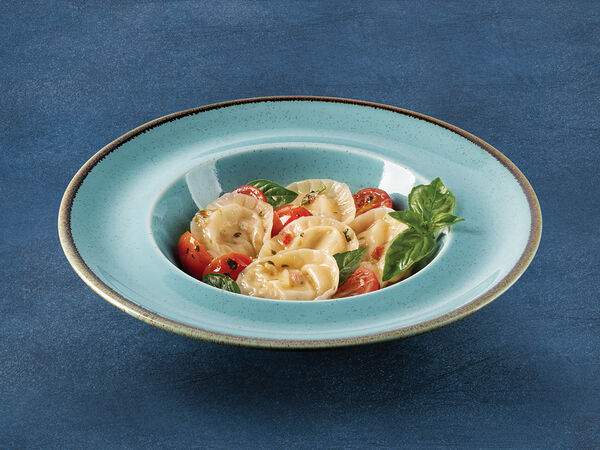 Пицца Пи - Равиоли с креветками в винном соусе