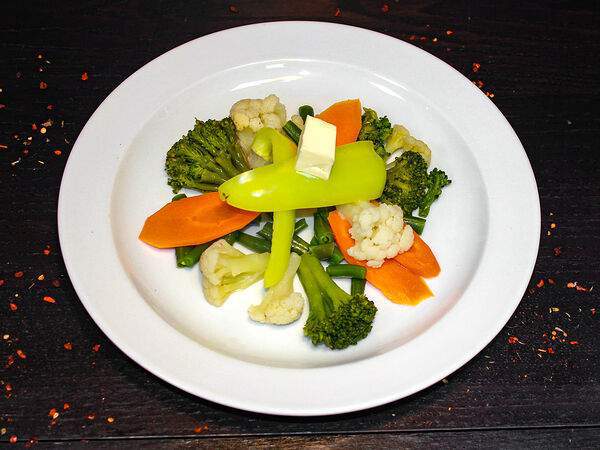 О2 кафе - Отварные овощи