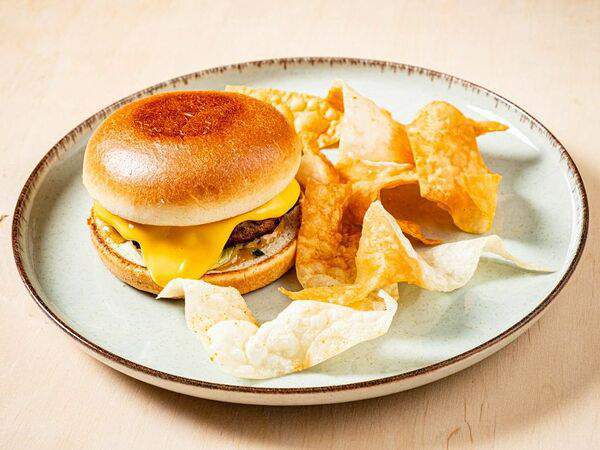 Чайхана Баклажан - Бургер с говядиной