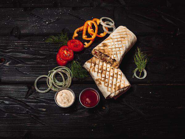 #PAPAMANGAL's48 - Шаурма Фирменный БаклаДжан со свининой