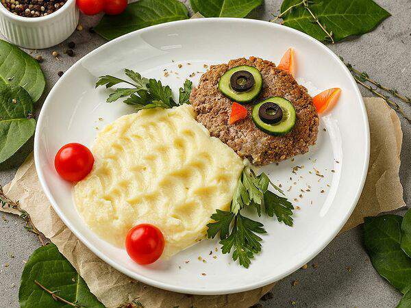 Вэлфед - Молочное пюре с домашней котлетой