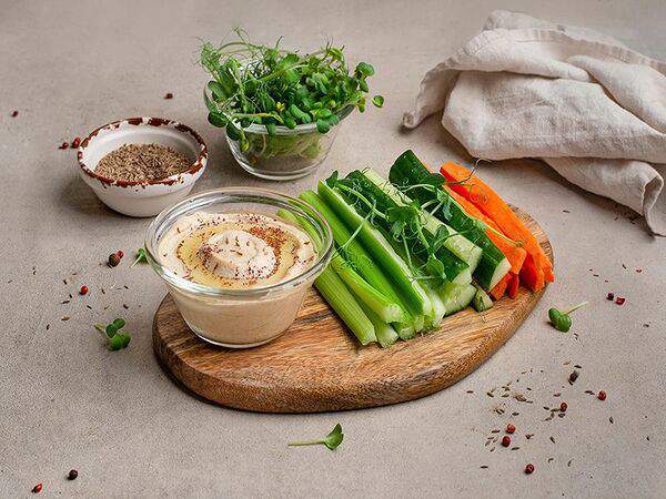 Душевная кухня - Хумус с овощами