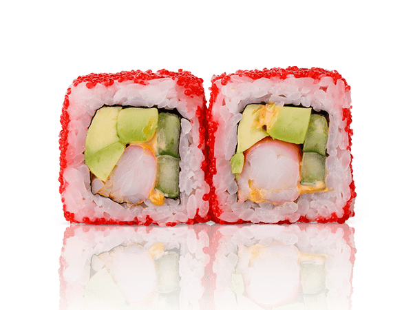 Пить кофе Кино - Ролл Калифорния с креветкой