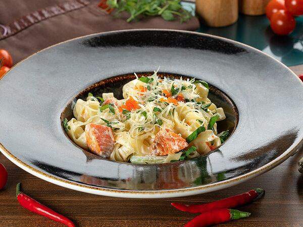 Прожарка - Паста с Лососем