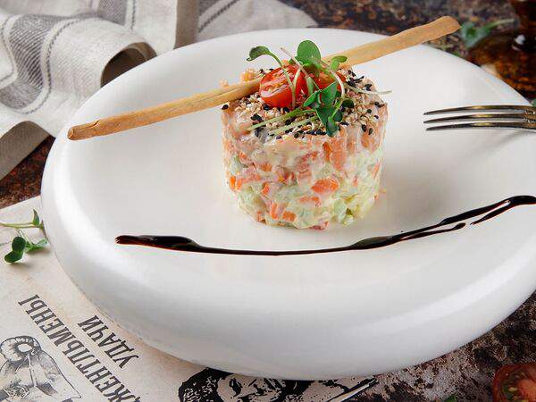 Джентльмены удачи - Оливьетто с семгой