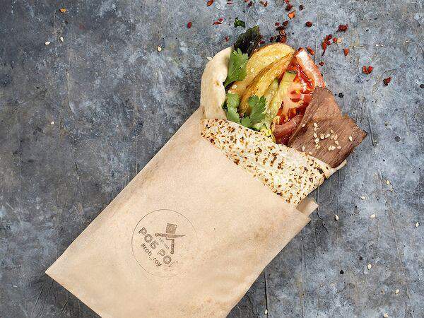 Роб рой - Двойной Роб рой в сырном лаваше с вырезкой свинины