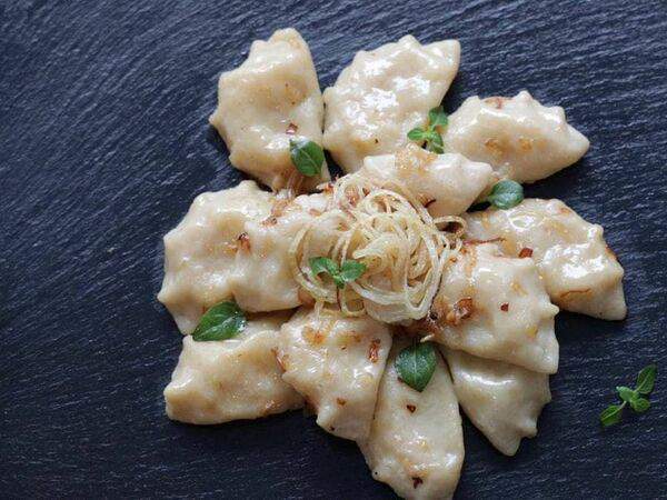 Хомяк - Вареники с картошкой и грибами