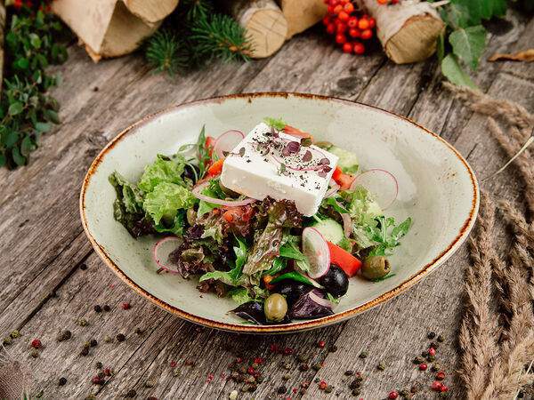 Я ж тебе говорил! - Овощи с травами и сыром по-гречески