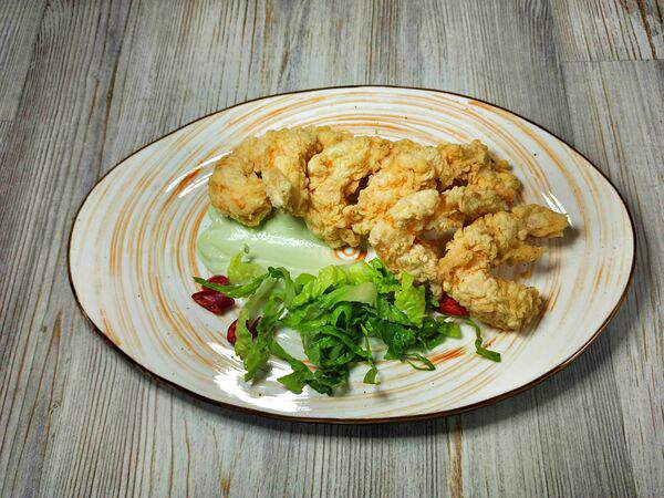 Белый лис - Креветки васаби