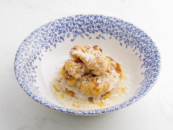 Oggi Bistro - Полента и цветная капуста с ванилью