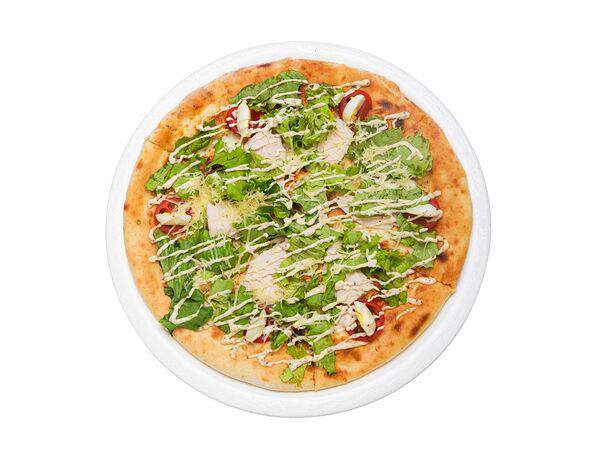 АндерСон - Пицца Цезарь с фирменным соусом, листьями салата и индейкой d=28 см