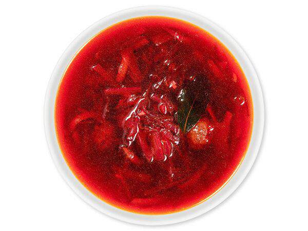 #СТОЛОВАЯ - Борщ с фрикадельками из говядины и свинины