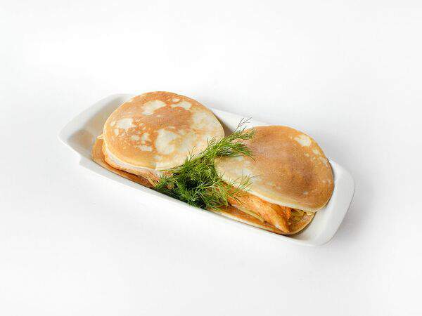 Вареничная №9 - Оладья с курицей и сыром