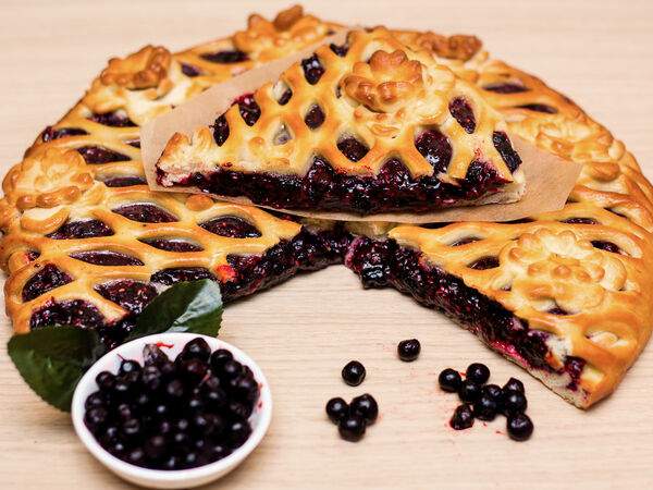 Яблочный пирог - Пирог c черникой