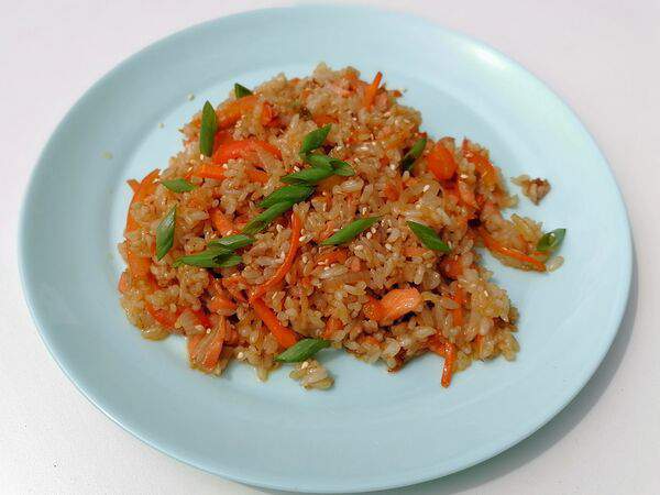 Orisushi - Тяхан с форелью