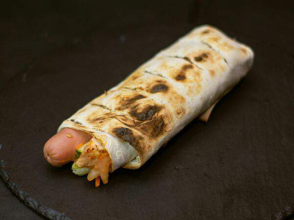 Лаваш - Чикен хот-дог в лаваше