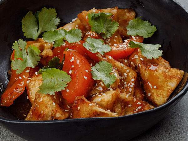 Gray Goose cafe - Хрустящие тайские баклажаны