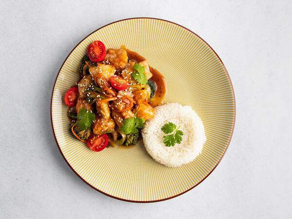 Лапшу не вешай - Курица терияки спайси