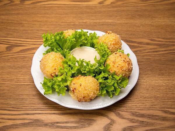 Оджахури - Шарики из эларджи в кляре с соусом баже